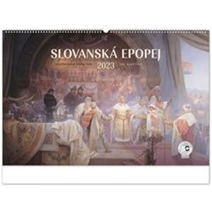 Nástěnný kalendář Slovanská epopej - Alfons Mucha 2023