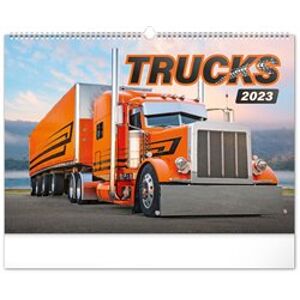 Nástěnný kalendář Trucks 2023