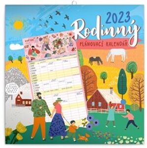 Rodinný plánovací kalendář 2023