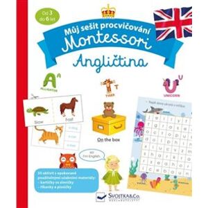 Můj sešit procvičování Montessori - Angličtina - Lydie Barusseau