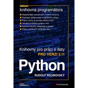 Python - knihovny pro práci s daty. pro verzi 3.11 - Rudolf Pecinovský