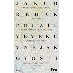 Poezie ve věku vnějškovosti. Eseje, recenze a jiné texty z let 2007–2022 - Jakub Řehák