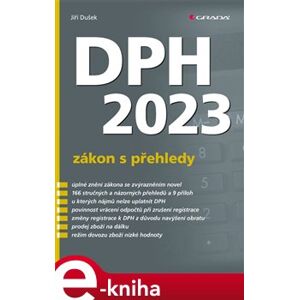 DPH 2023 - zákon s přehledy - Jiří Dušek e-kniha