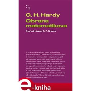 Obrana matematikova - G. H. Hardy e-kniha