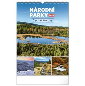 Nástěnný kalendář Národní parky Čech a Moravy 2024