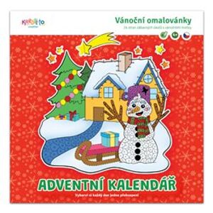 Vánoční omalovánky - Adventní kalendář