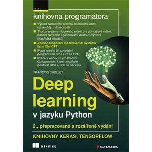 Deep learning v jazyku Python. Knihovna Keras, TensorFlow - François Chollet