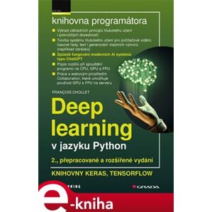 Deep learning v jazyku Python. Knihovna Keras, TensorFlow - François Chollet e-kniha