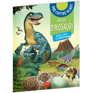 Mise dinosauři - Pátrej a lušti se samolepkami - Amstramgram